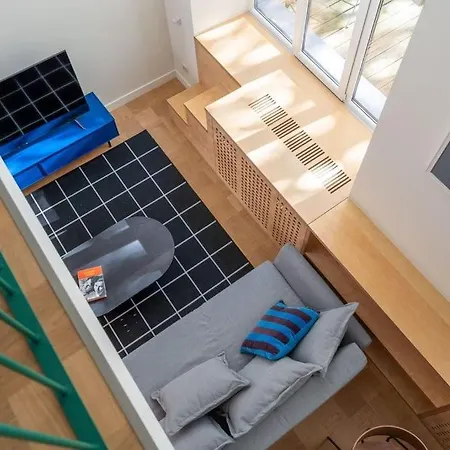 Bright Designer Loft In The City Center Appartement